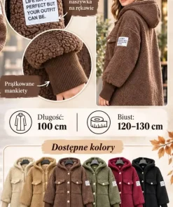 Płaszcz Damskie WŁOSKA,Size uni,paczka 6szt, mix kolor