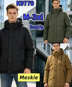 Kurtki MĘSKA ,size m-3xl,Paczka 5szt,1kolor
