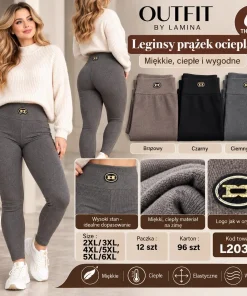Leginsy Damskie,size 2/3-5/6xl,Paczka 12szt,mix kolor