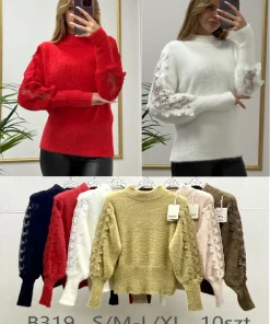 Swetry Damskie,size s/m-l/xl,Paczka 10szt,mix kolor
