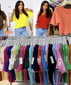 Swetry DAMSKA,size uni,Paczka 6szt,mix kolor
