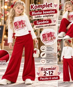 Komplety DZIECIĘCA,size 2-12lat,Paczka 6szt,1 kolor