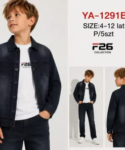 Kurtki Jeansy DZIECIĘCA,size 4-12lat,Paczka 5szt,1 kolor