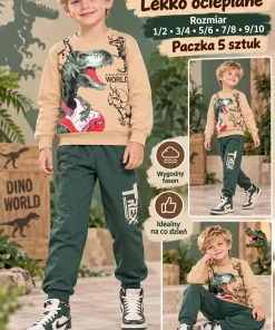 Komplety DZIECIĘCA,size 1/2-9/10lat,Paczka 5szt,1 kolor