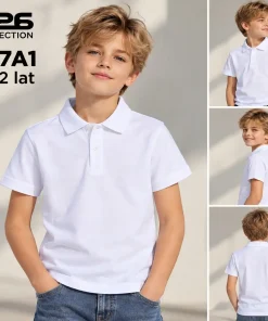 Bluzki DZIECIĘCA,size 4-12lat,Paczka 5szt,1 kolor