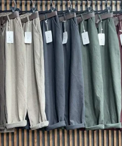 Spodnie Damskie WŁOSKA,Size uni,paczka 6szt, mix kolor