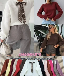 Swetry damskie,size uni,Paczka 6szt,mix kolor