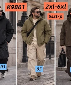 Kurtki MĘSKA ,size 2-6xl,Paczka 5szt,1kolor