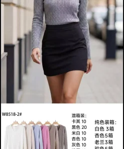 Swetry Damskie WŁOSKA,Size uni,paczka 6szt, mix kolor
