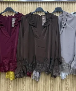 Bluzki Damskie WŁOSKA,Size uni,paczka 6szt, mix kolor