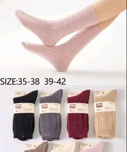 Skarpety Damskie,size 35-42,Paczka 40szt,mix kolor