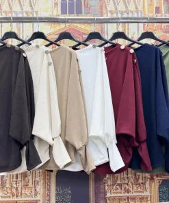 Bluzki Damskie WŁOSKA,Size uni,paczka 6szt, mix kolor