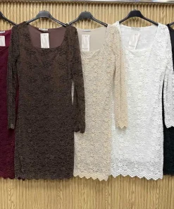 Sukienki Damskie WŁOSKA,Size uni,paczka 6szt, mix kolor