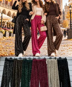 Spodnie Damskie WŁOSKA,Size uni,paczka 6szt, mix kolor