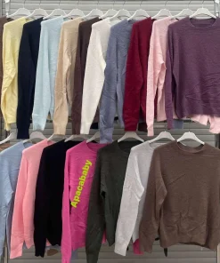 Swetry Damskie WŁOSKA,Size uni,paczka 6szt, mix kolor