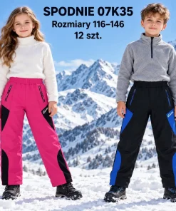 Spodnie DZIECIĘCA,size 116-146,Paczka 12szt,mix kolor