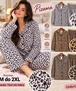 Piżamy damskie ,size m-2xl,Paczka 12szt,mix kolor