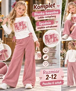 Komplety DZIECIĘCA,size 2-12lat,Paczka 6szt,1 kolor