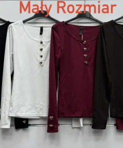 Bluzki Damskie WŁOSKA,Size uni,paczka 6szt, mix kolor