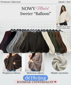 Swetry Damskie WŁOSKA,Size uni,paczka 6szt, mix kolor