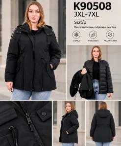 Kurtki DAMSKI ,size 3-7xl,Paczka 5szt,1kolor