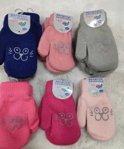 Rękawiczki DZIECIĘCA,Paczka 12szt,mix kolor