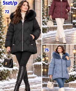 Kurtki DAMSKI ,size 3-7xl,Paczka 5szt,1kolor