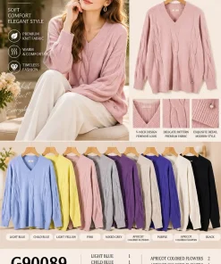 Swetry Damskie,Size s/m-l/xl,Paczka 10szt,mix kolor