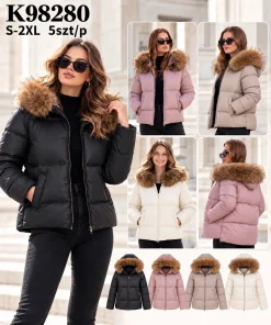 Kurtki DAMSKI ,size s-2xl,Paczka 5szt,1kolor
