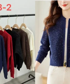 Swetry Damskie,size uni,Paczka 10szt,mix kolor