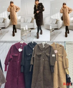 Płaszcz Damskie WŁOSKA,Size uni,paczka 6szt, mix kolor