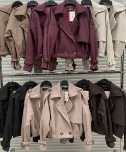 Kurtki Damskie WŁOSKA,Size uni,paczka 6szt, mix kolor