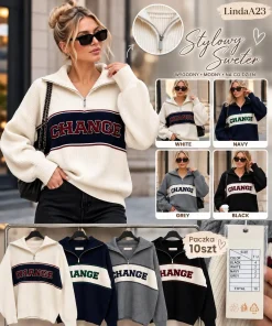 Swetry damskie ,size uni,Paczka 10szt,mix kolor