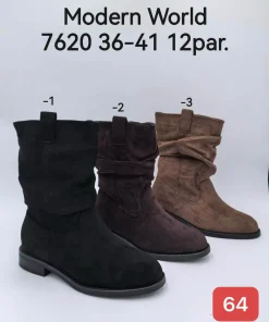 Buty Botki DAMSKIE (36-41, 12par)