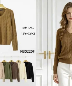 Swetry Damskie,Size s/m-l/xl,Paczka 12szt,mix kolor
