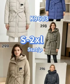 Kurtki DAMSKI ,size s-2xl,Paczka 5szt,1kolor