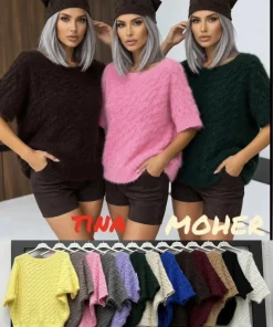 Swetry DAMSKA,size uni,Paczka 6szt,mix kolor
