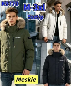 Kurtki MĘSKA ,size m-3xl,Paczka 5szt,1kolor