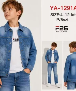 Kurtki Jeansy DZIECIĘCA,size 4-12lat,Paczka 5szt,1 kolor