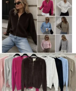 Swetry Damskie,size uni,Paczka 12szt,mix kolor