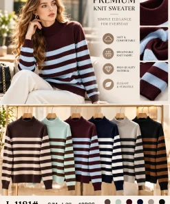 Swetry Damskie,Size s/m-l/xl,Paczka 10szt,mix kolor