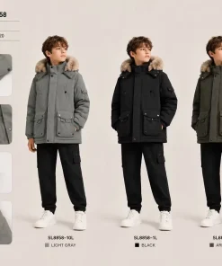 Kurtki DZIECIĘCA,size 8-16lat,Paczka 5szt,1 kolor