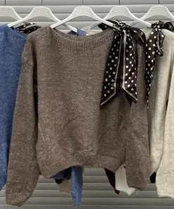 Swetry Damskie WŁOSKA,Size uni,paczka 6szt, mix kolor