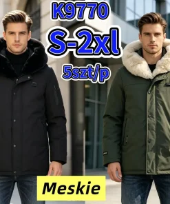 Kurtki MĘSKA ,size s-2xl,Paczka 5szt,1kolor