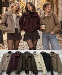 Kurtki Damskie WŁOSKA,Size uni,paczka 6szt, mix kolor
