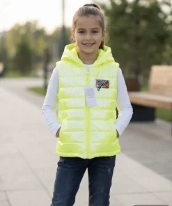 Kamizelki DZIECIĘCA,size 5-8lat,Paczka 4szt,1kolor