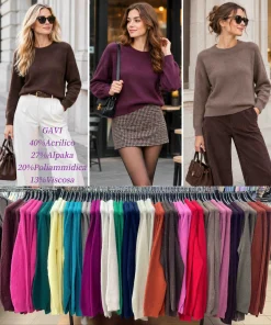 Swetry Damskie WŁOSKA,Size uni,paczka 6szt, mix kolor