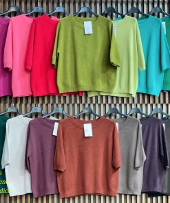 Swetry Damskie WŁOSKA,Size uni,paczka 6szt, mix kolor
