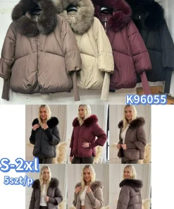 Kurtki Damskie,size s-2xl,Paczka 5szt,1kolor