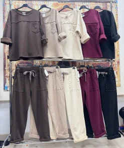 Komplety Damskie WŁOSKA,Size uni,paczka 6szt, mix kolor
